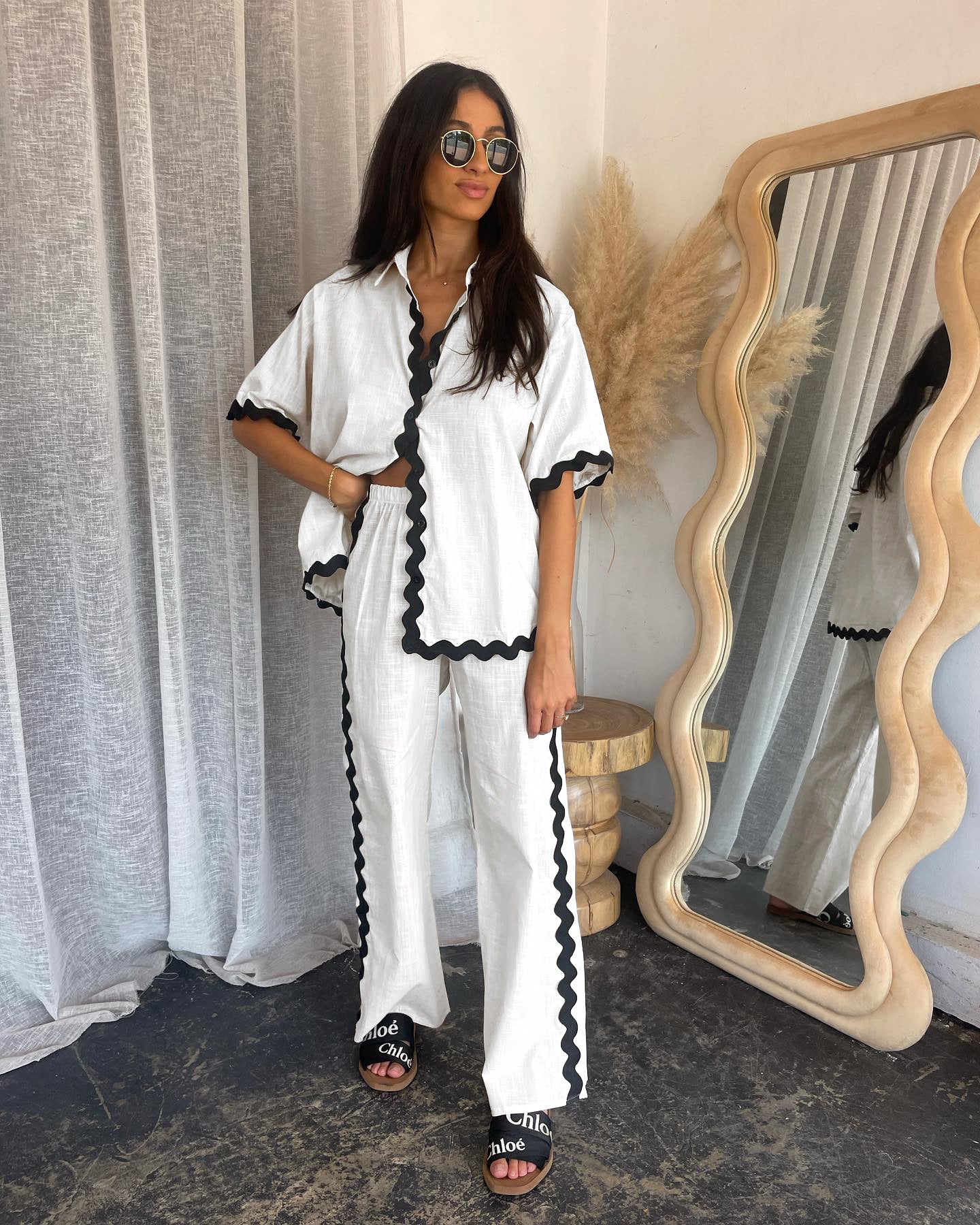 Fergie Co-ord Set - White